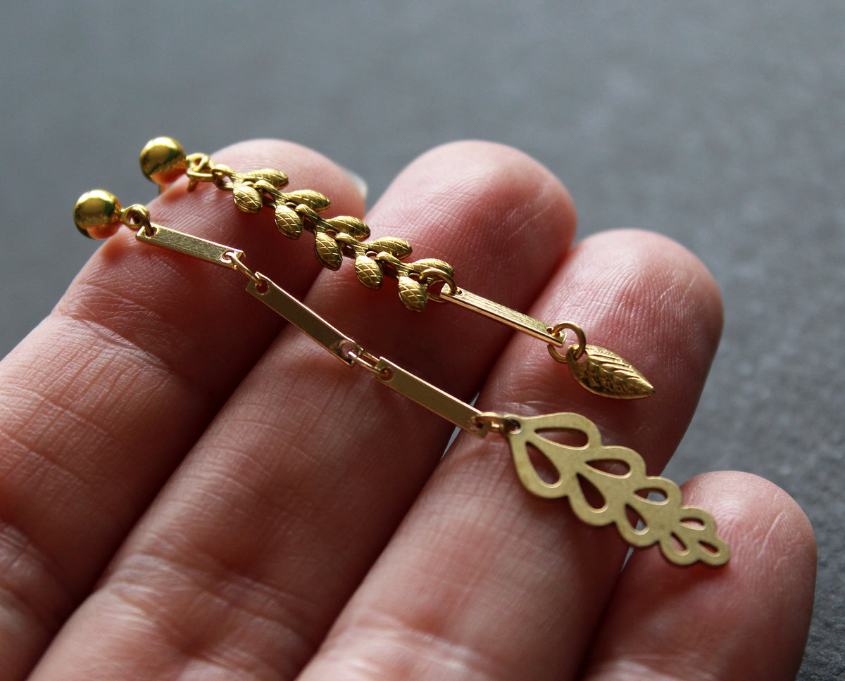 Boucles d'oreilles Fern