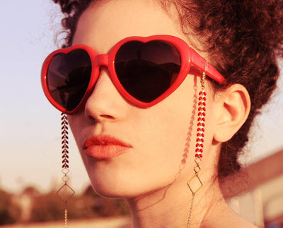 Kalea Glasses Chain White - Nea